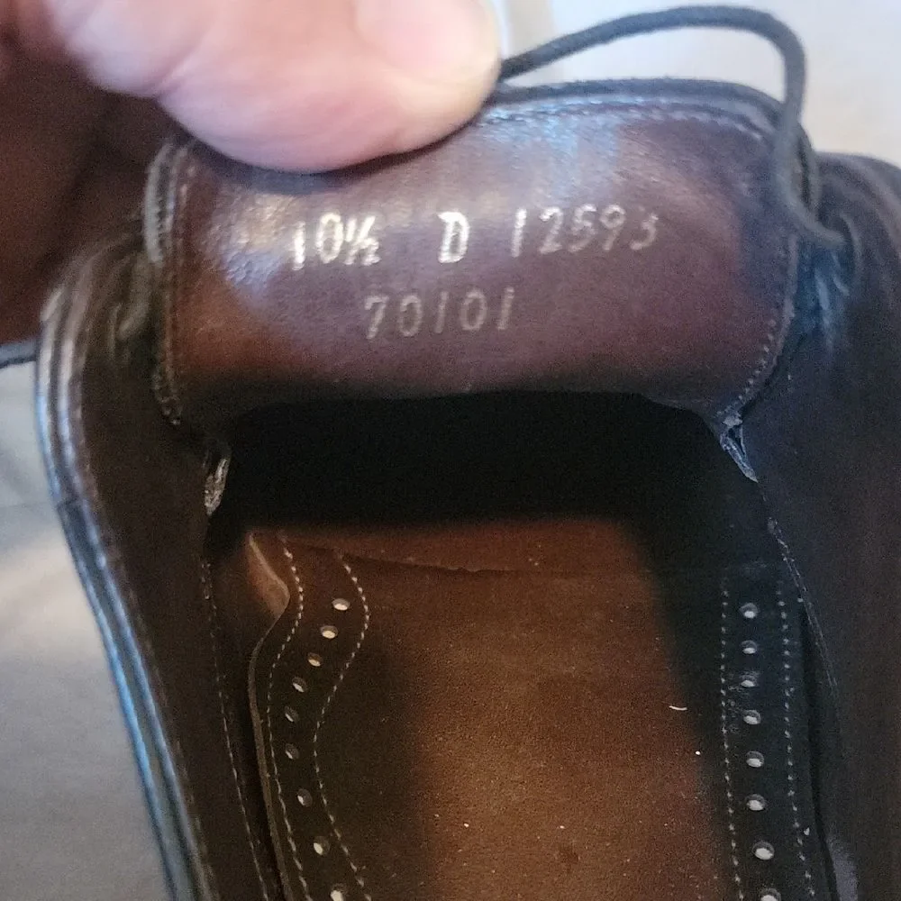 Black Leather Derby Oxfords with Smooth Finish